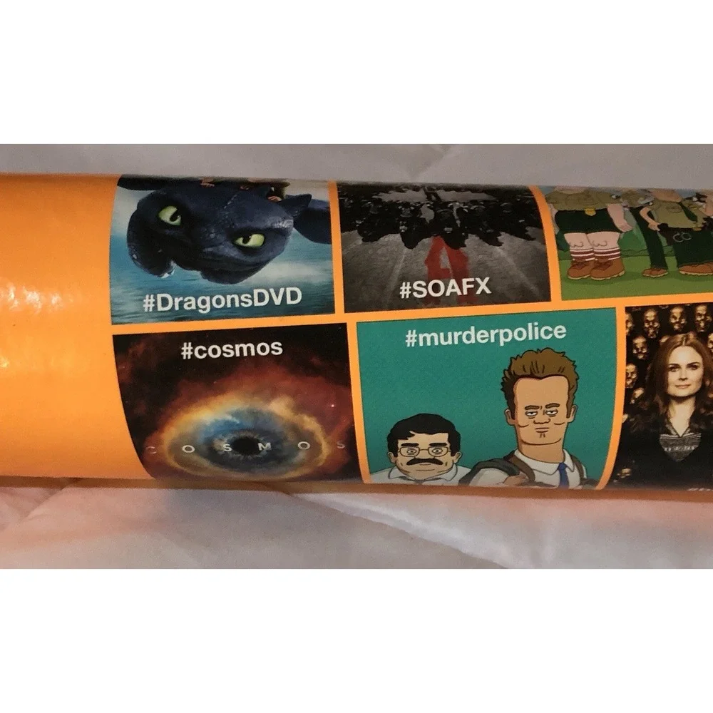 SDCC 2013 Swag Bag Poster‎ Holder Exclusive Fox Fan Fare Party Favor Comic Con